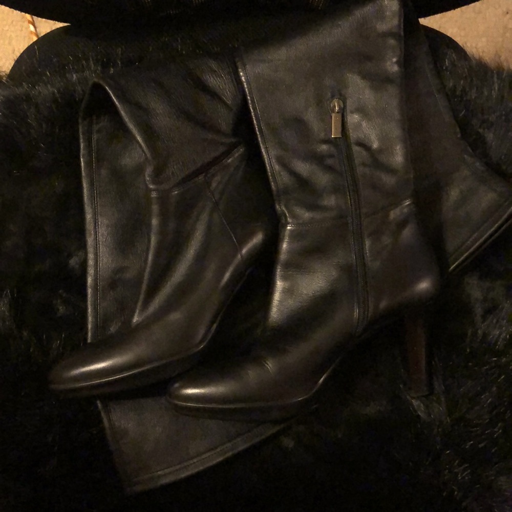 Aquatalia Black Over The Knee Boots